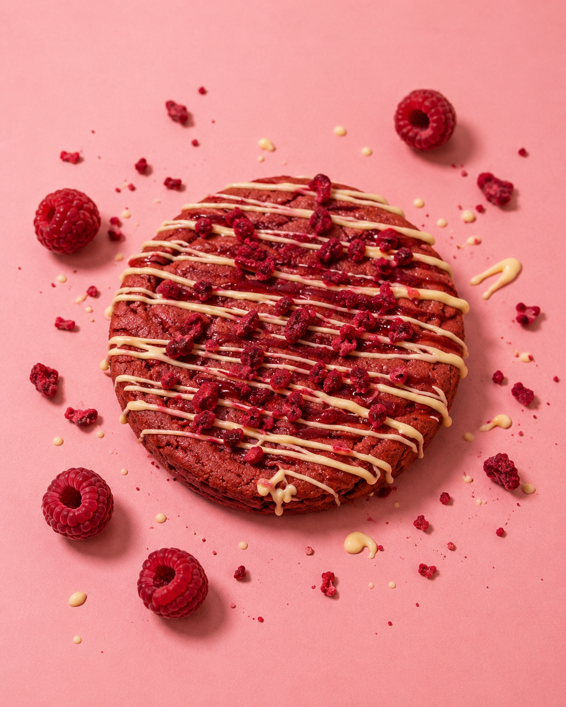 Cookie Framboise — Délice de Kamelia
