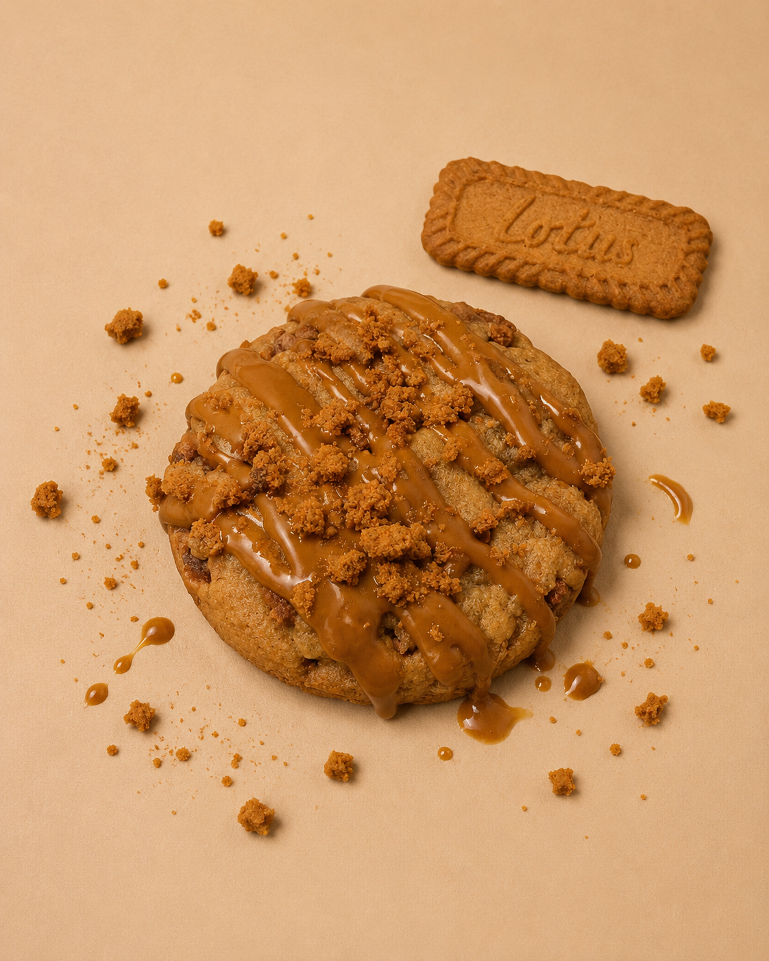 Cookie Lotus — création artisanale Délice de Kamelia